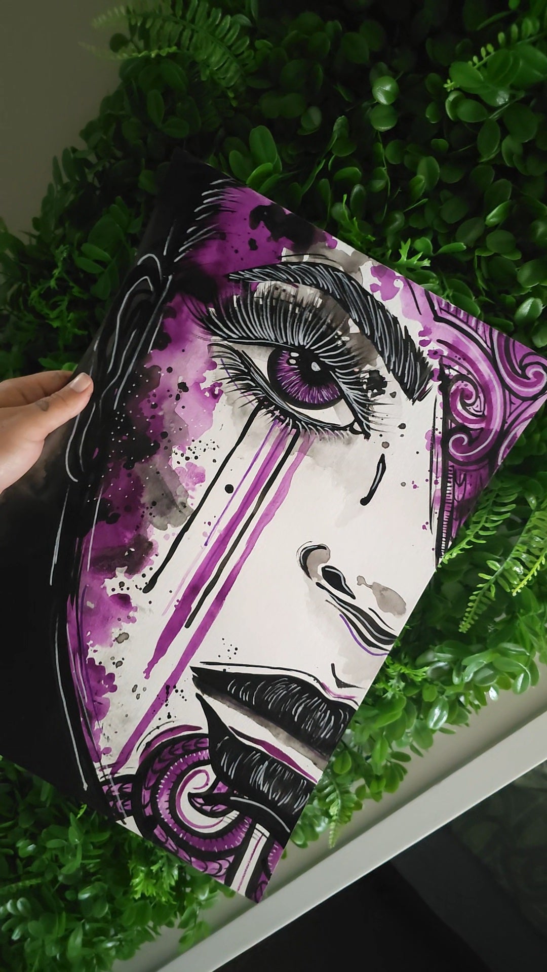 Colour Me Purple Original Painting
