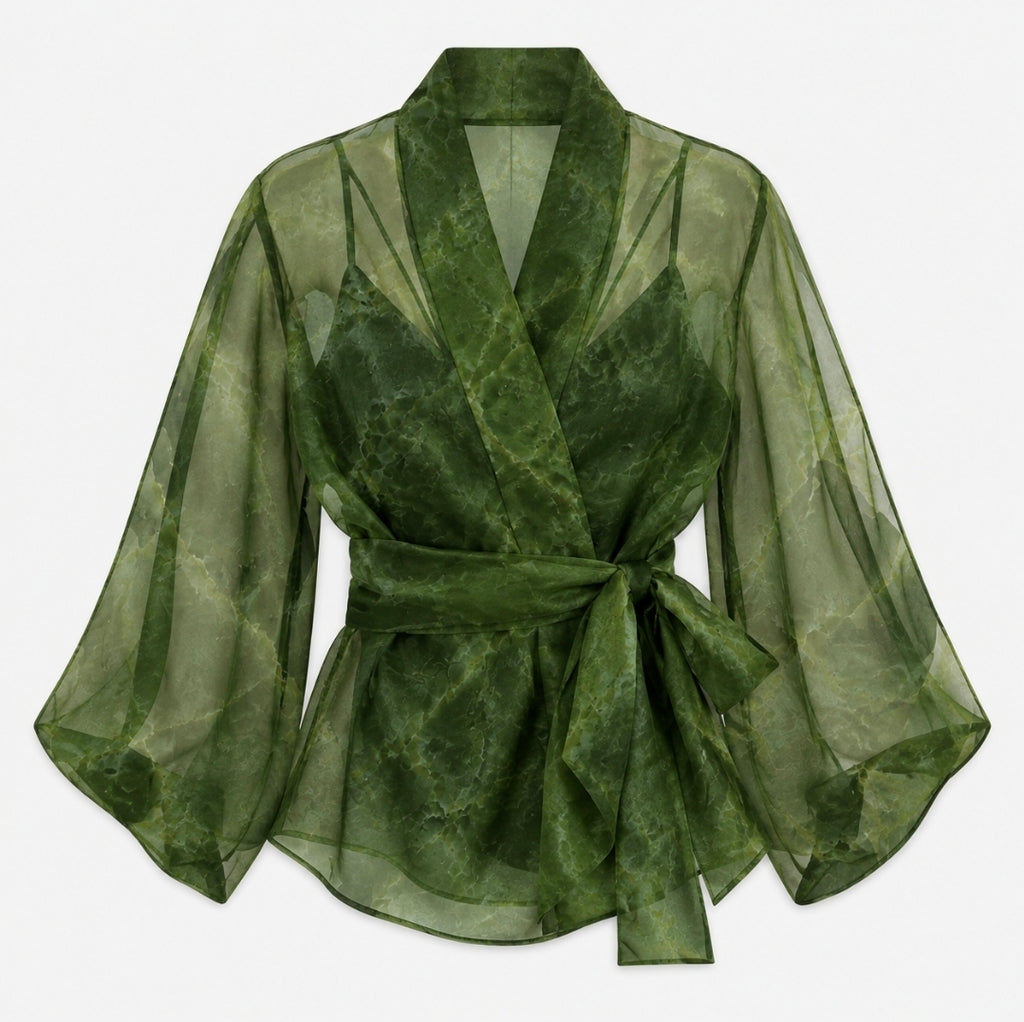 PIRIHITA - Pounamu Blouse (PRE-ORDER)