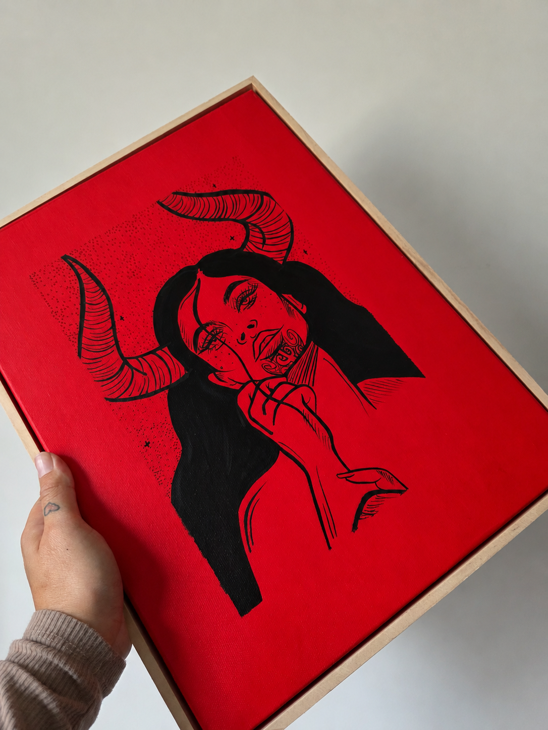 Taurus Original Canvas Painting
