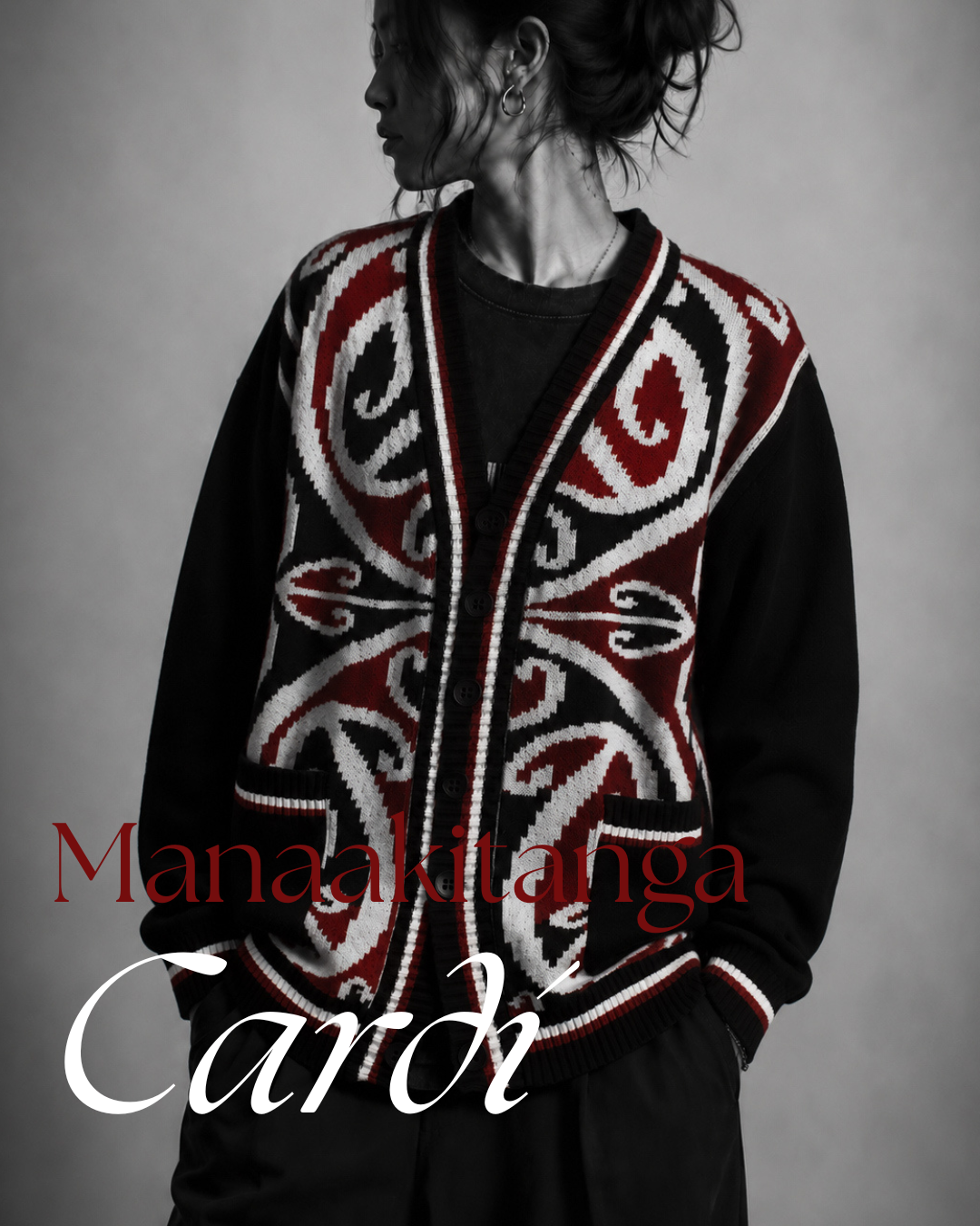 Manaakitanga Oversized Knit Cardi (PRE-ORDER)